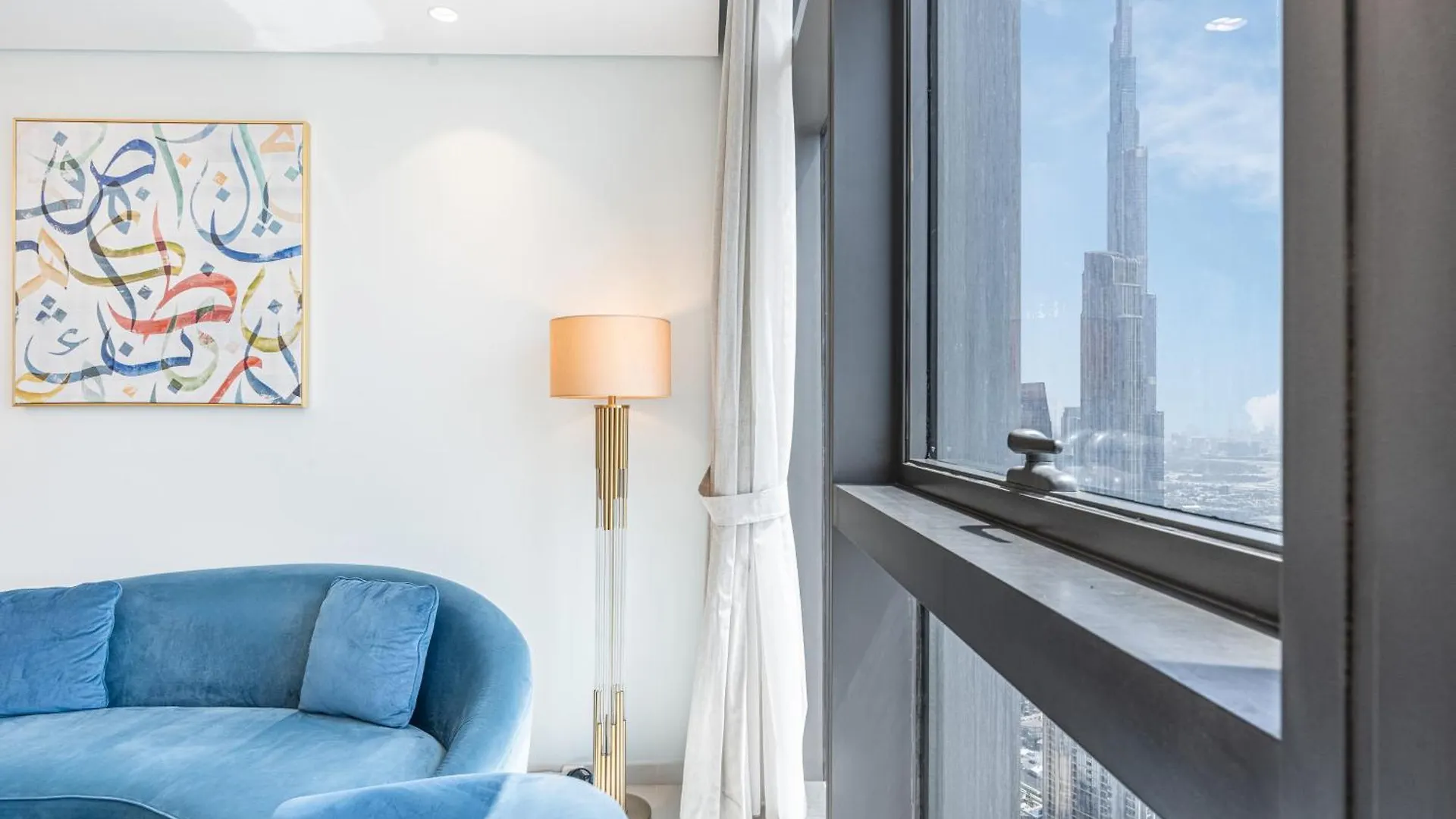 Stunning 62Nd Floor Home With Burj View Dubaj Zjednoczone Emiraty Arabskie